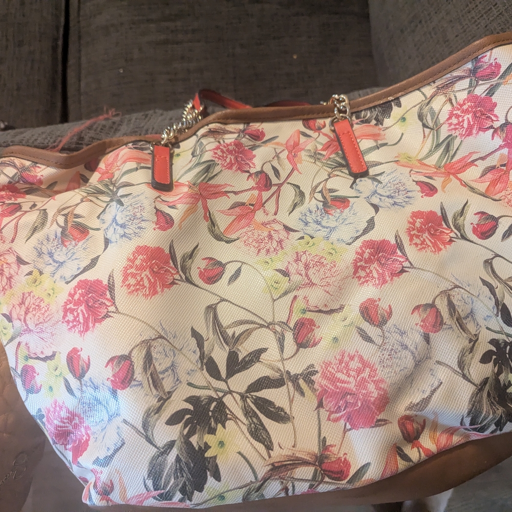 Aldo Floral Women's Bag with Chain Straps